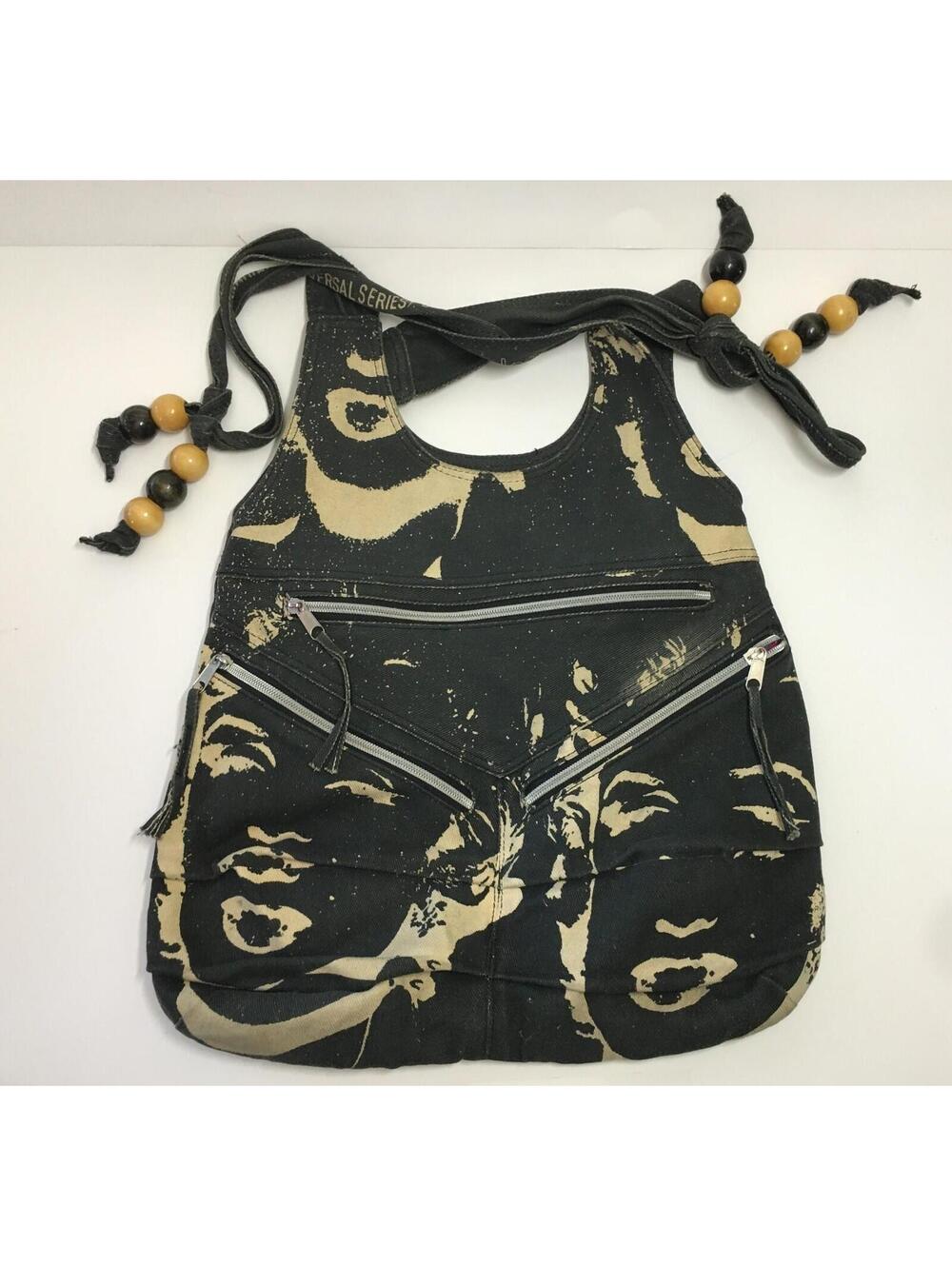 VTG Andy Warhol Foundation Loop Marilyn Monroe Purse Tote Reversal Series EUC